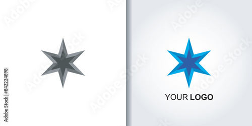 compass needle logo template