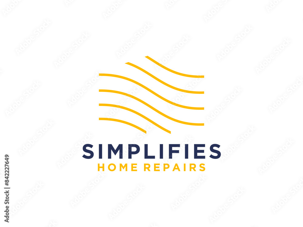 Simple modern building line art architecture logo design. Simple modern building line art architecture logo design.