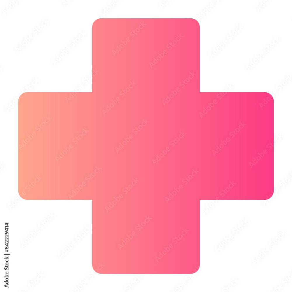 Obraz premium hospital gradient icon