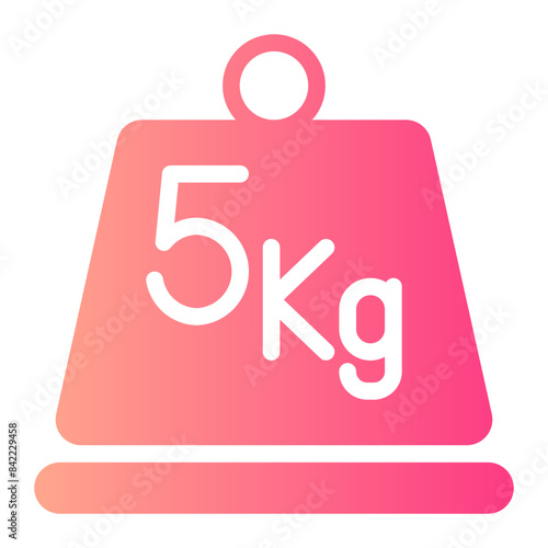 kettlebell gradient icon