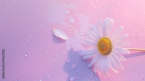 Dreamy Pastel Flower Background - Top-Down Macro View.