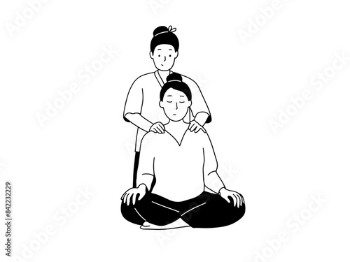 Thai spa massage