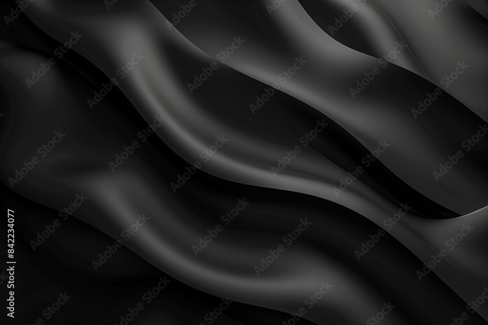 Fototapeta premium smooth gradient black background, wallpaper.