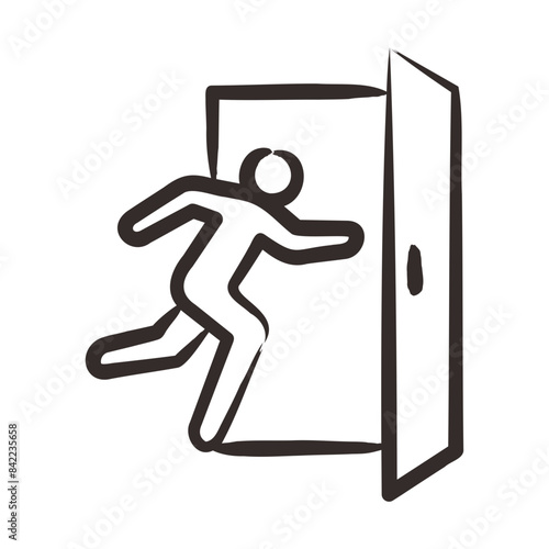 Emergency Exit Icon