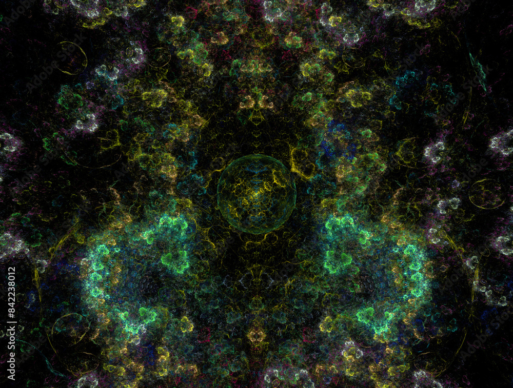 Fototapeta premium Imaginatory fractal abstract background Image