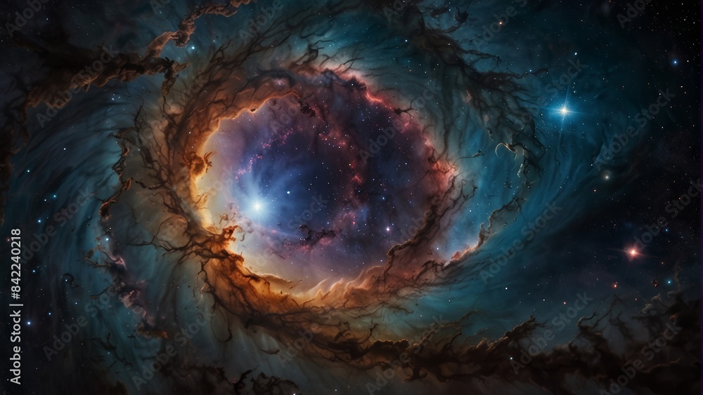 Obraz premium 宇宙空間イメージ,Generative AI AI画像