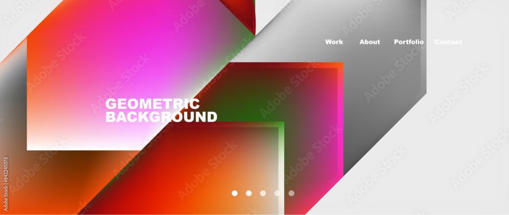 Minimal geometric web site page template design. Vector Illustration For Wallpaper, Banner, Background, Card, Book Illustration, landing page Minimal geometric web site page template design. Vector Illustration For Wallpaper, Banner, Background, Card, Book Illustration, landing page