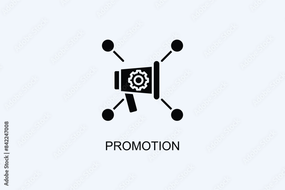 Promotion Vector Icon Or Logo Illustration Promotion Vector Icon Or Logo Illustration