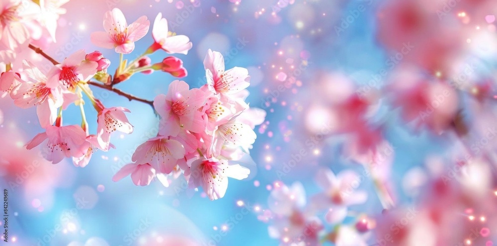 Vibrant Flower in Natural Landscape Setting. Macro Photography Concept Vibrant Flower in Natural Landscape Setting. Macro Photography Concept