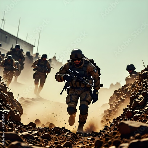 The commandos made a daring raid on the enemy.