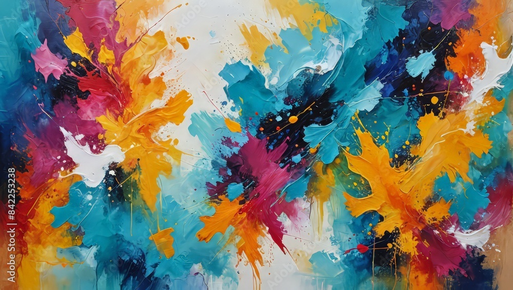 Abstract Art in Vibrant Colors Abstract Art in Vibrant Colors