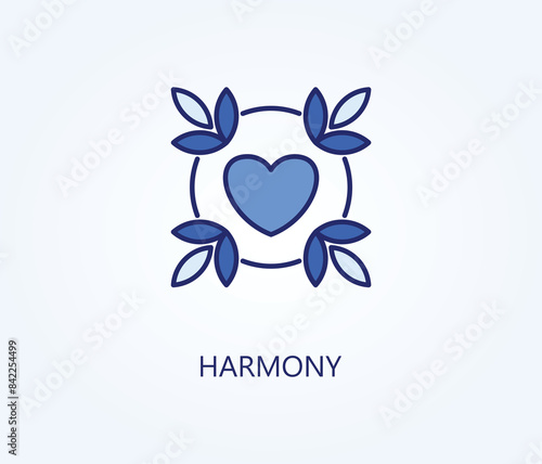  harmony vector, icon or logo sign symbol illustration  photo