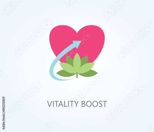  Vitallity Boost Vector, Icon Or Logo Sign Symbol Illustration 