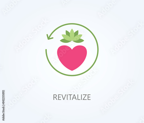  Revitalize Vector, Icon Or Logo Sign Symbol Illustration 