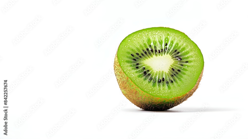 Kiwi Fruit Cross Section Close Up (Generative AI) Kiwi Fruit Cross Section Close Up (Generative AI)