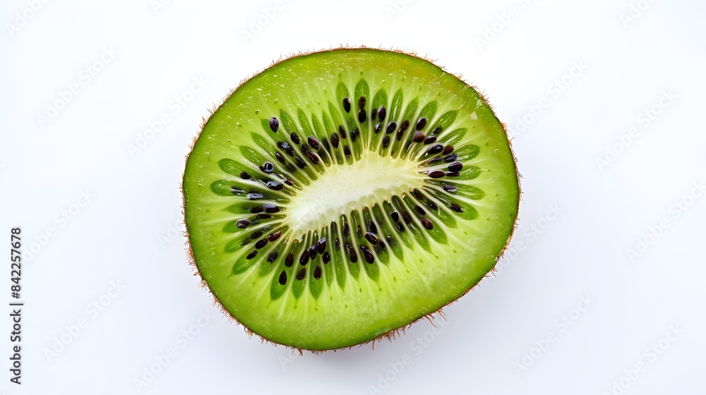 Kiwi Fruit Cross Section Close Up (Generative AI) Kiwi Fruit Cross Section Close Up (Generative AI)