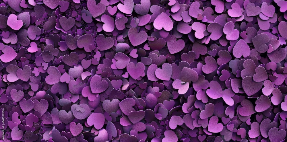 Obraz premium Floral Font with Colorful Flower Petals concept