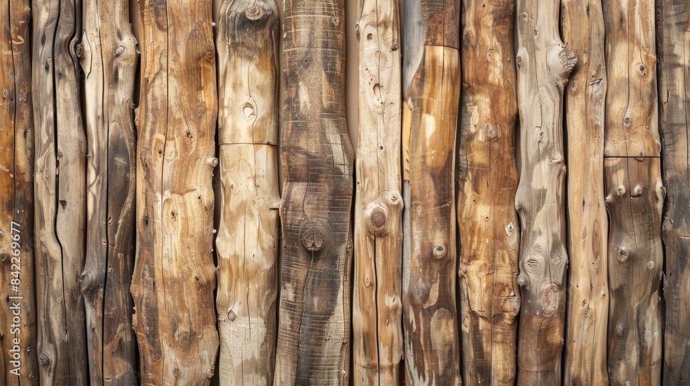 Background or texture created from a wooden wall Natural wood pattern background Background or texture created from a wooden wall Natural wood pattern background