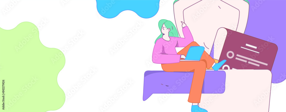 Business network security character flat vector concept operation hand drawn illustration
Business network security character flat vector concept operation hand drawn illustration