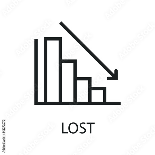 Free Download lost flat icon outline vector art - GFXLoad