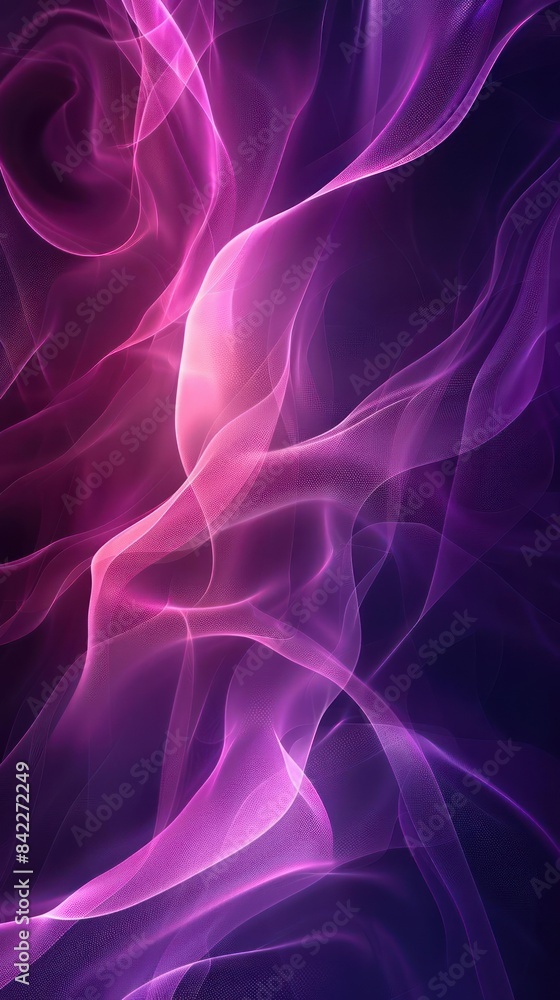 Ethereal Purple Flames in Darkness - A Symphony of Patterns Ethereal Purple Flames in Darkness - A Symphony of Patterns