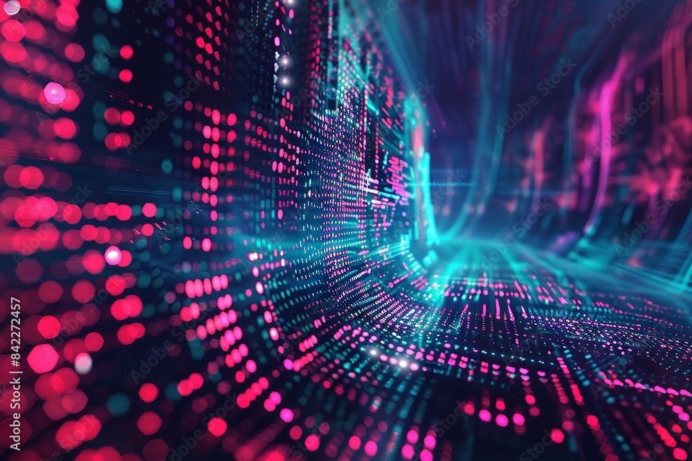 custom made wallpaper toronto digitalBusiness background, data connection, technology. Generative Ai