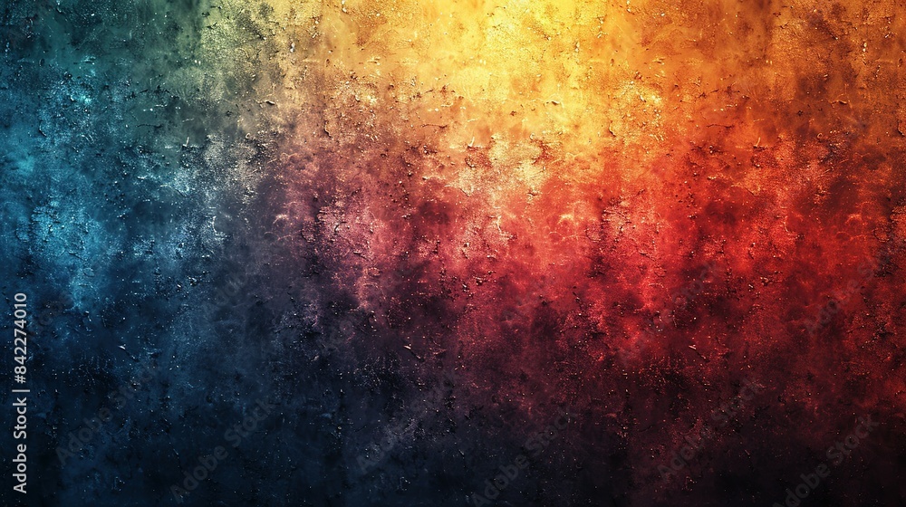 Textured Summer Symphony: Teal-Orange-Red-Blue Gradient Backdrop Textured Summer Symphony: Teal-Orange-Red-Blue Gradient Backdrop