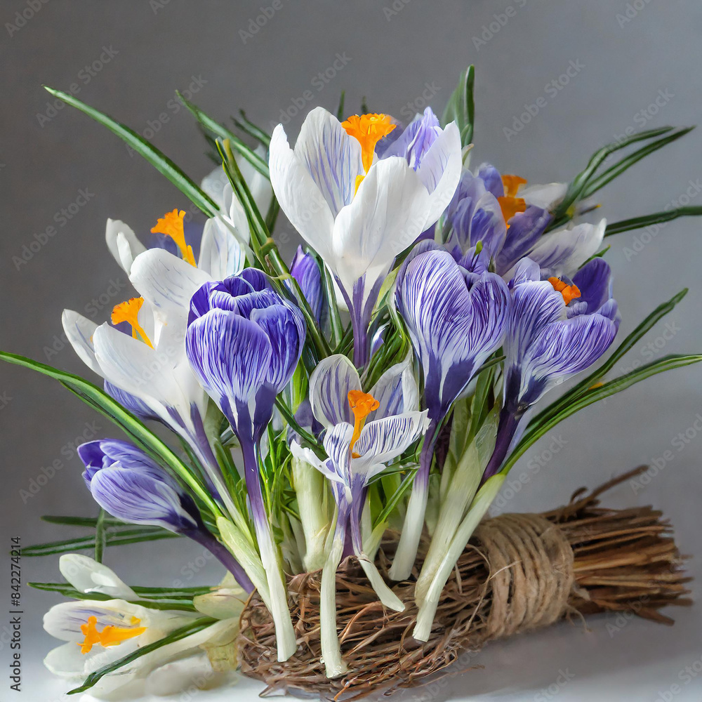composition of the first spring flowers composition of the first spring flowers