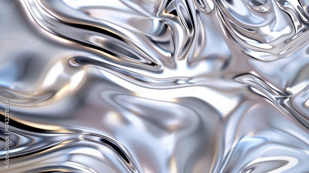 3d render of liquid silver metal abstract background, 3d render of liquid silver metal abstract background,