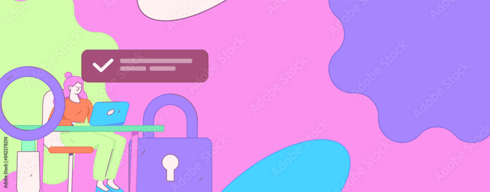 Business network security character flat vector concept operation hand drawn illustration
Business network security character flat vector concept operation hand drawn illustration