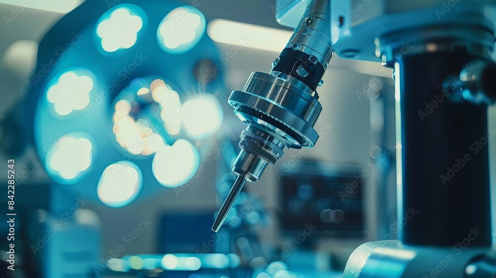 AI assisting doctors in a modern clinic AI assisting doctors in a modern clinic