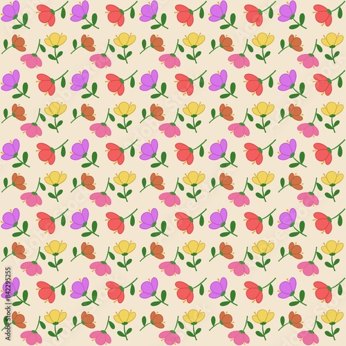 seamless pattern with hearts