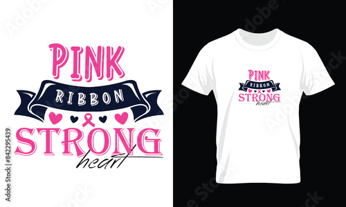 Breast Cancer Vector T-shirt Design