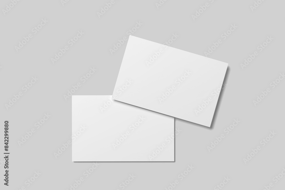 Blank Business Card 85mm x 55mm Mockup Blank Business Card 85mm x 55mm Mockup