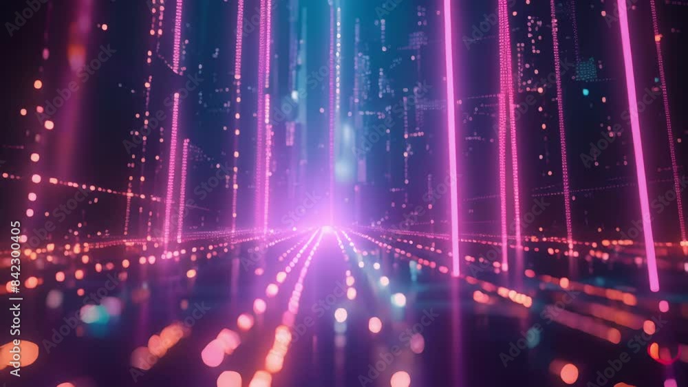 A digital wallet overflowing with endless streams of 0s and 1s symbolizing how data is the new form of wealth. A digital wallet overflowing with endless streams of 0s and 1s symbolizing how data is the new form of wealth.