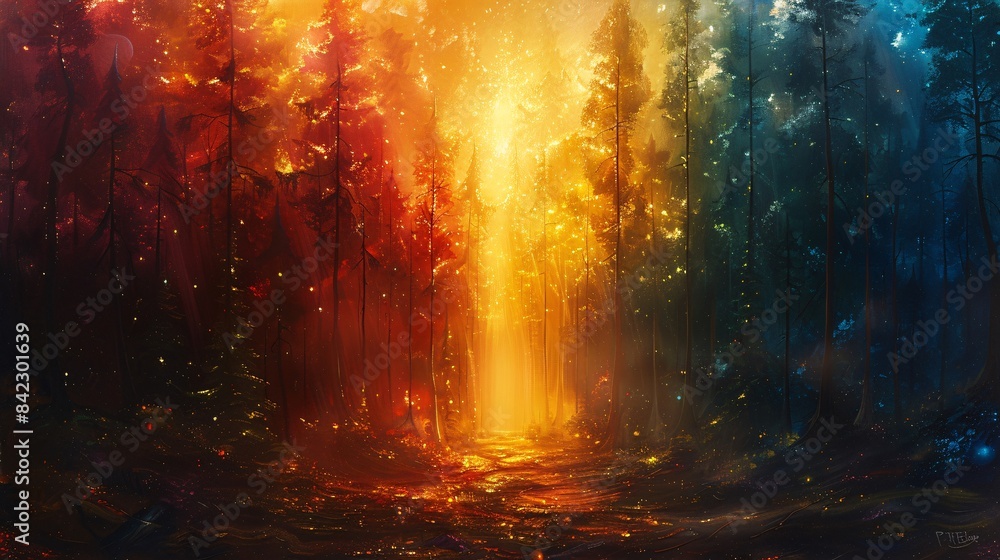 spectrum of the forest background spectrum of the forest background