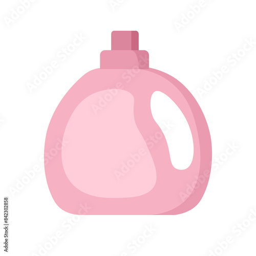 Fabric softener icon design, laundry soap vector image, fabric detergent illustration, laundry cleaner product