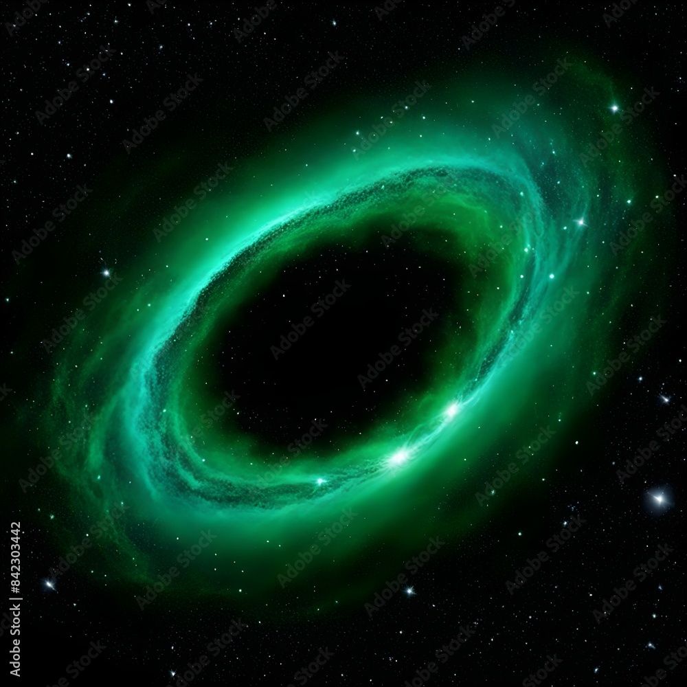 Obraz premium green galaxy