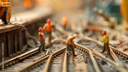 Symbolbild Baustelle bei der Bahn sorgt für Verzögerungen photo