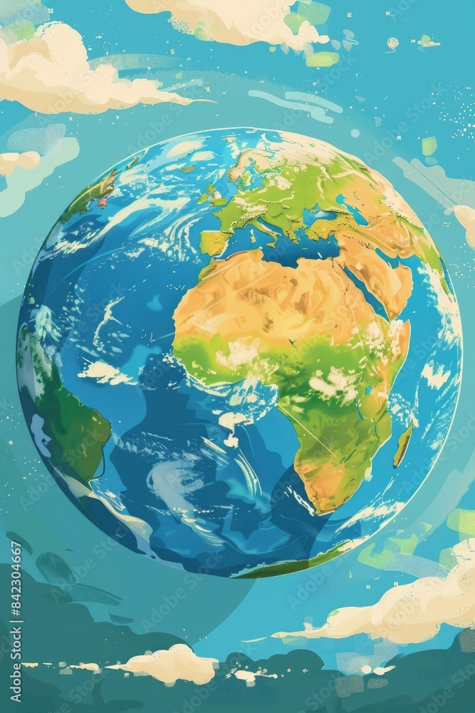 Fototapeta premium Picture of Earth