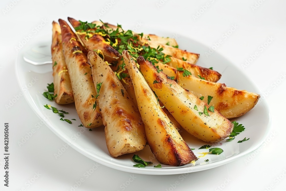 Meyer Lemon Flavored Potato Fries with Garlic and Olive Oil Meyer Lemon Flavored Potato Fries with Garlic and Olive Oil