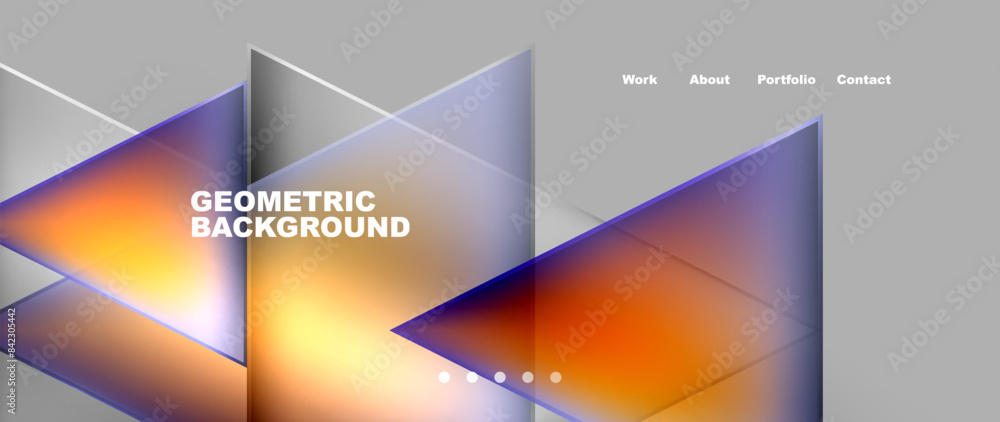 Gradient triangle geometric minimal wallpaper Gradient triangle geometric minimal wallpaper