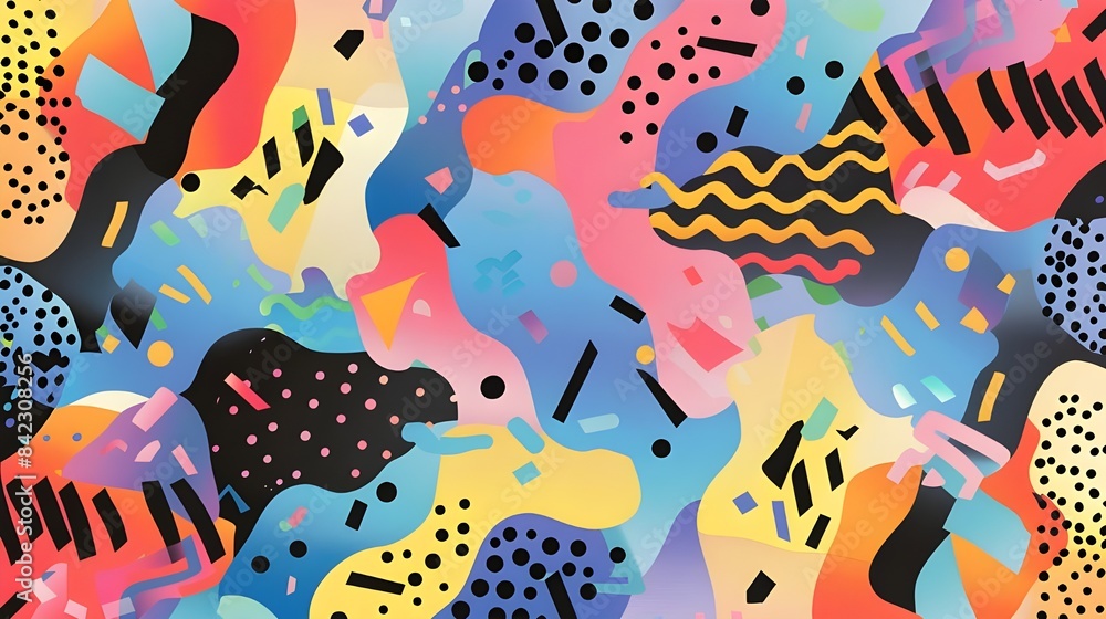 pattern with colorful fishes pattern with colorful fishes