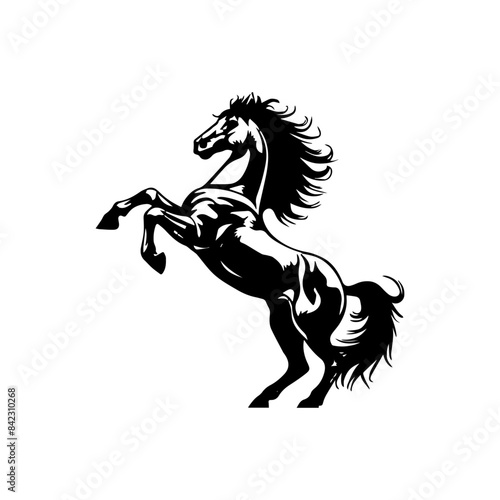 Horse illustration high quality vector image