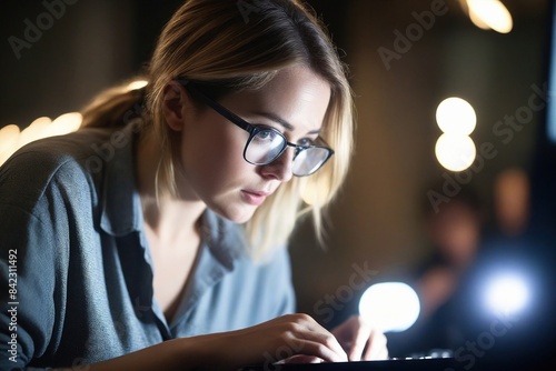 Scientific and technological concept image