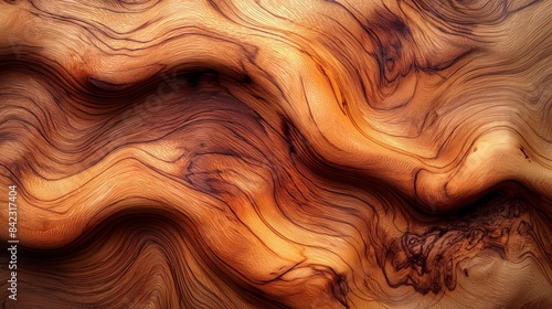 Elegant Spanish Cedar Wood Texture Background with Warm Grains.