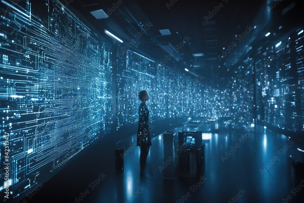 Scientific and technological concept image Scientific and technological concept image