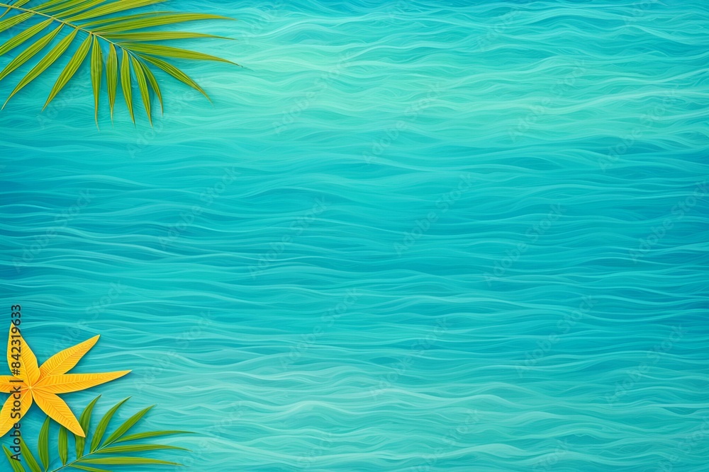 Fototapeta premium Summer Blue Beach Wallpaper