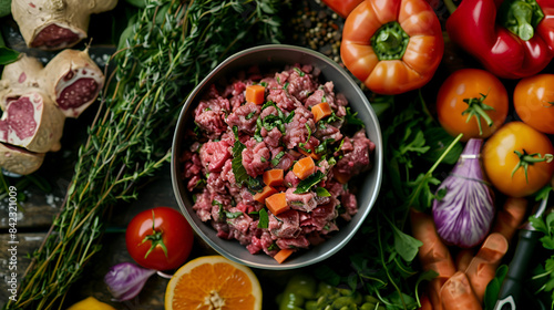 Whole30 paleo chili con carne with sweet potato and fresh avocado 