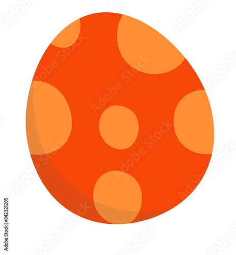 Cute egg dinosaur illustration vector